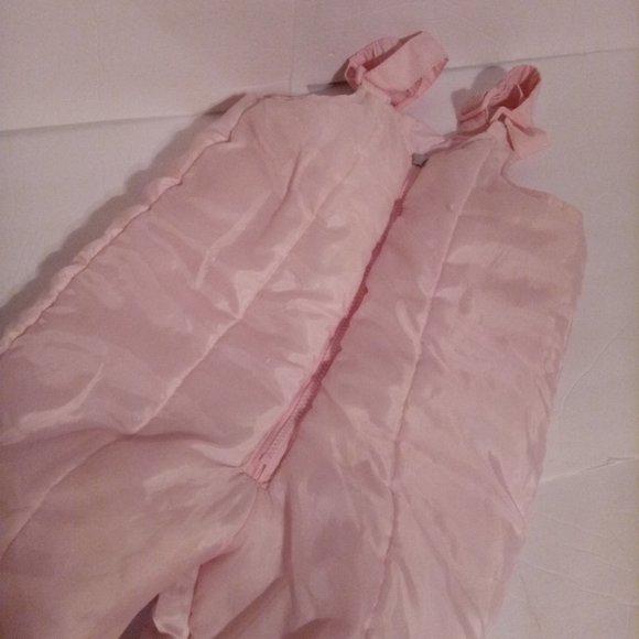 Girl's pink snow bib sz 3T - Picture 13 of 16